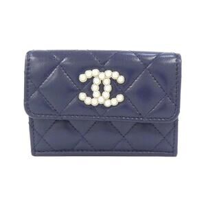 CHANEL Blue Wallet